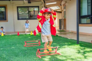 outdoor learning jumping