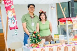 christmas stall