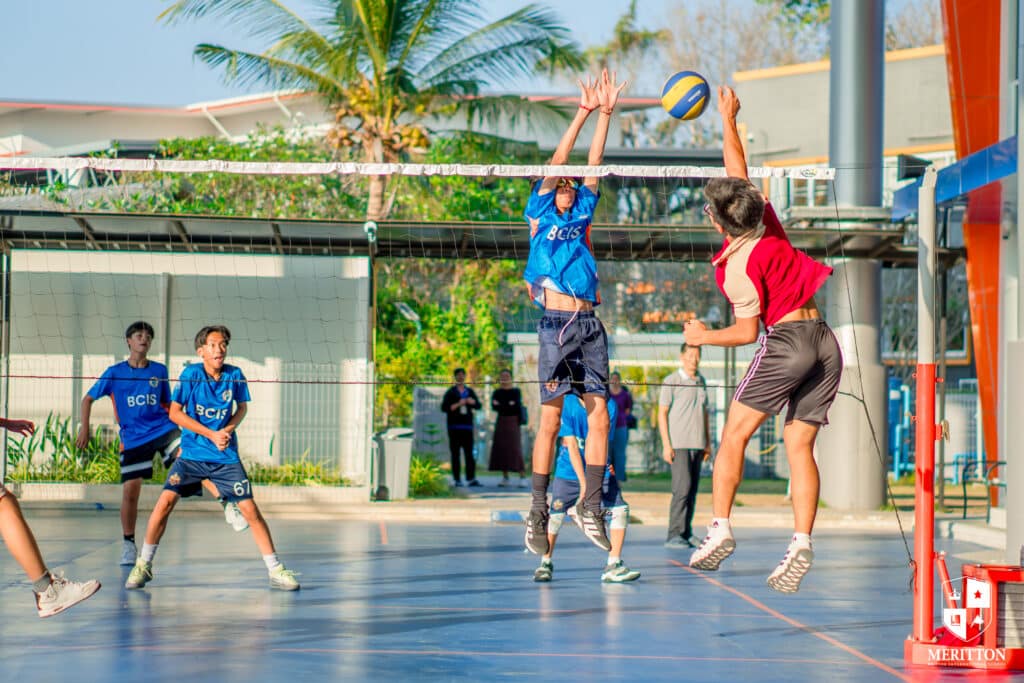 Boy Full strike Volley ball