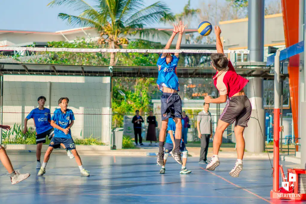 Boy Full strike Volley ball